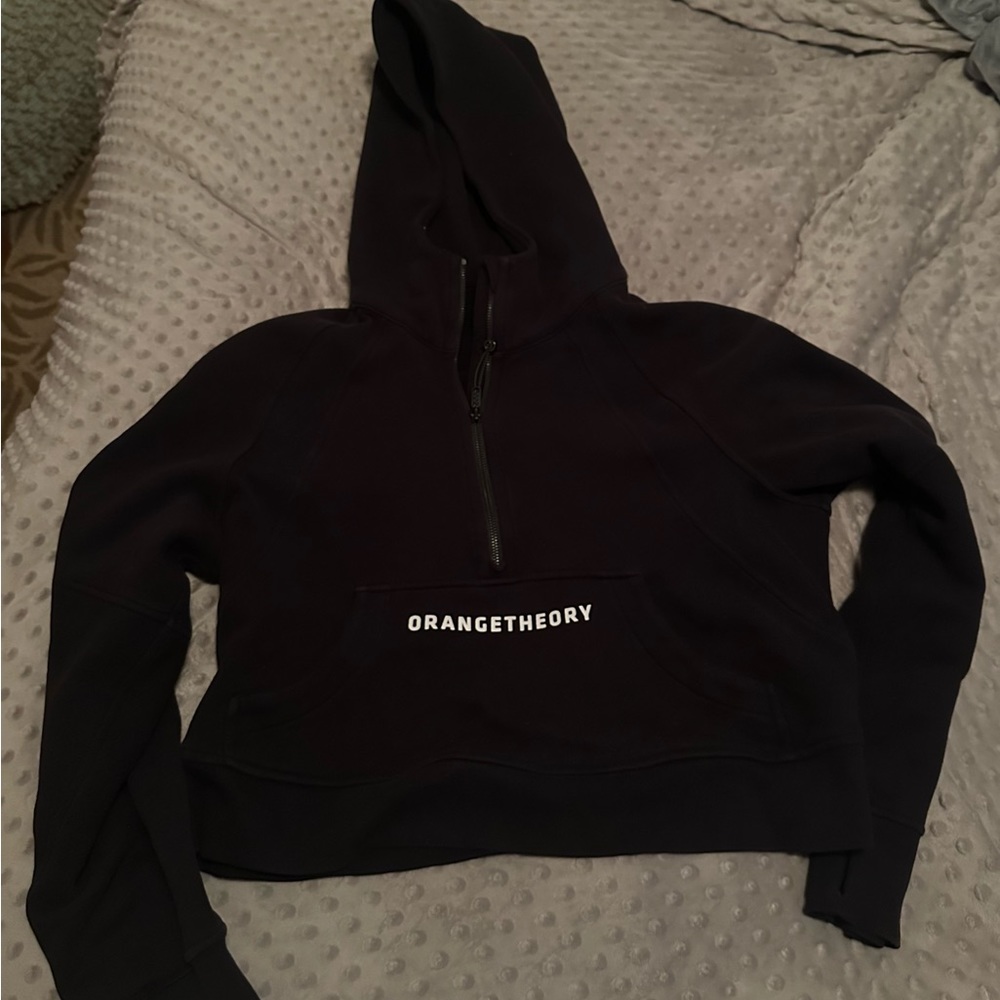 Orangetheory x Lululemon Scuba Crop Hoodie